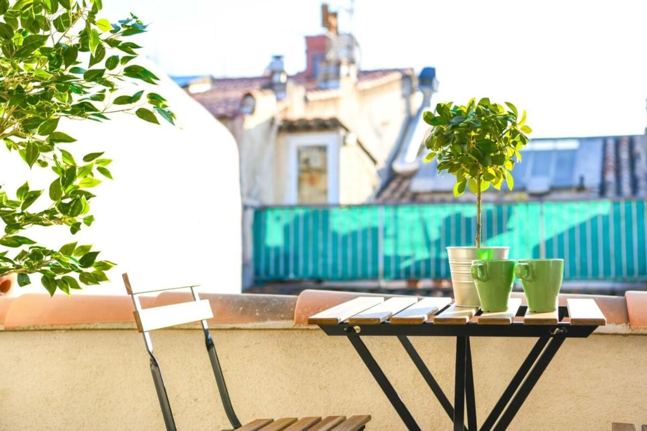 Le Duplex - Terrasse Au Coeur De Marseille Panier Apartment Exterior photo